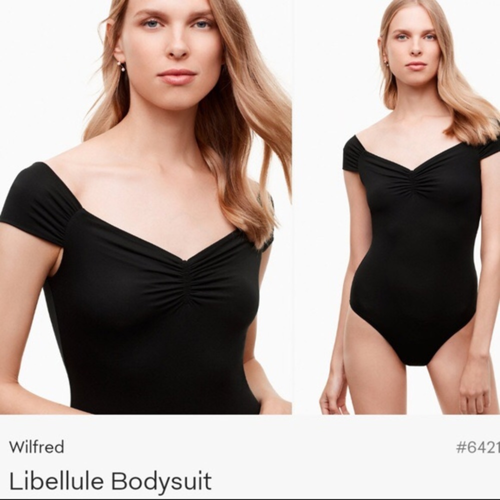 Wilfred bodysuit pink libellule scrunch shoulder - Picture 5 of 5